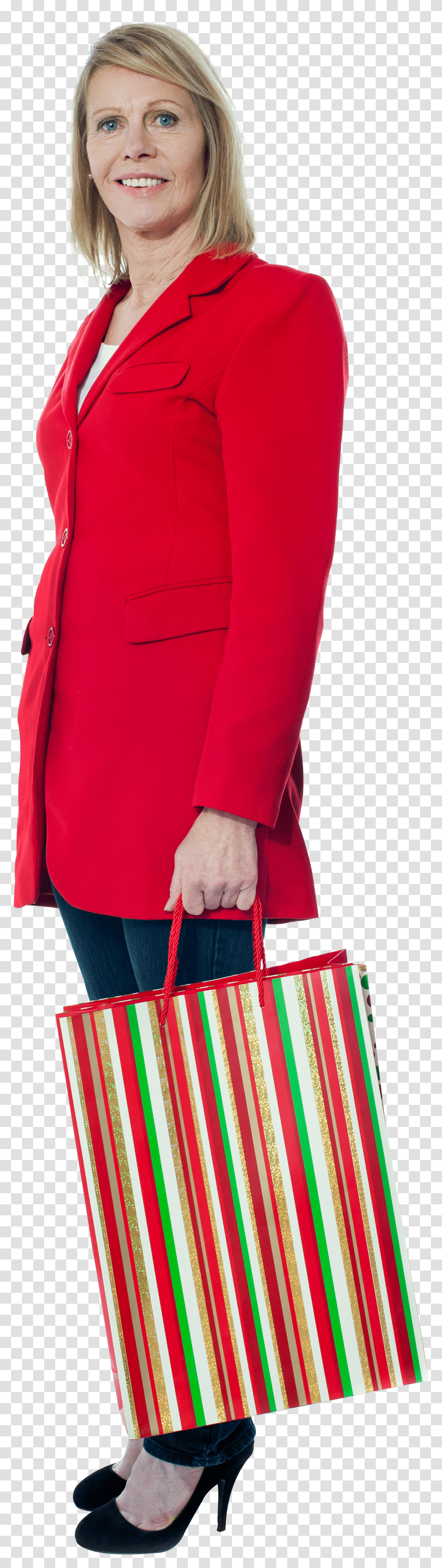 Shopping Womens With Bag Transparent Png