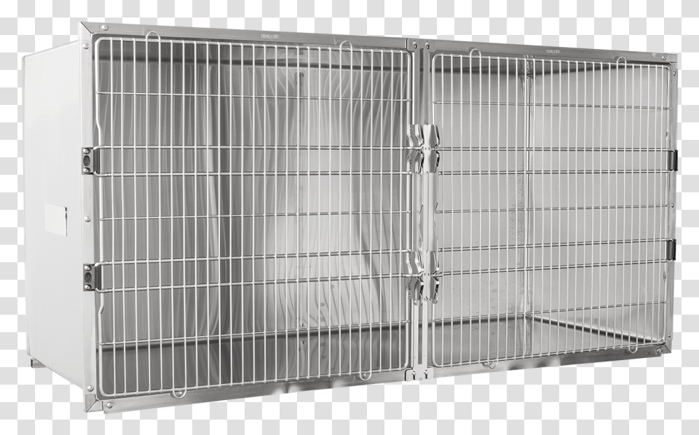 Shor Line Stainless Steel Double Door Cage 72 W X Cage, Gate, Prison, Animal, Bird Transparent Png
