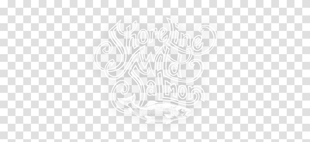 Shoreline Wild Salmon, Text, Calligraphy, Handwriting, Label Transparent Png