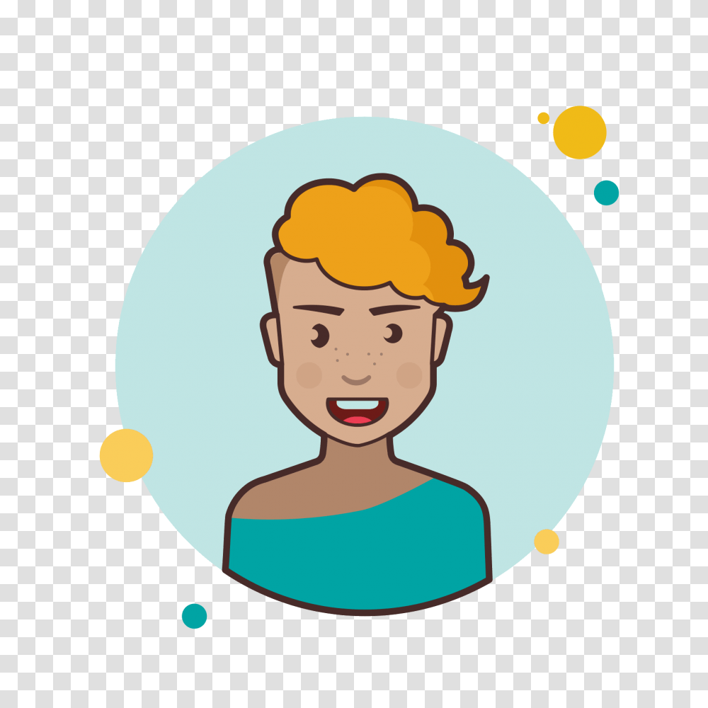 Short Curly Blond Hair Lady Icon, Sphere, Face, Logo Transparent Png