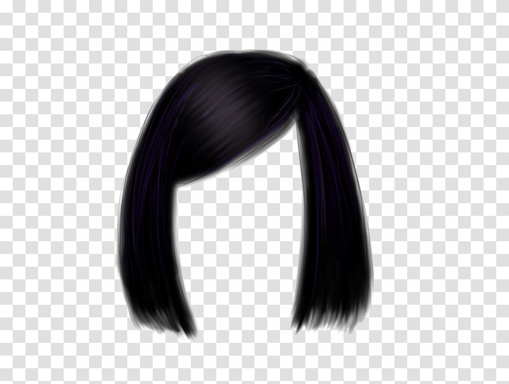 Short Girl Hair, Black Hair Transparent Png