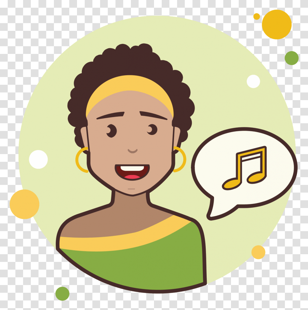 Short Hair Lady Music Icon Girl Have Question, Label, Face, Head, Smile Transparent Png