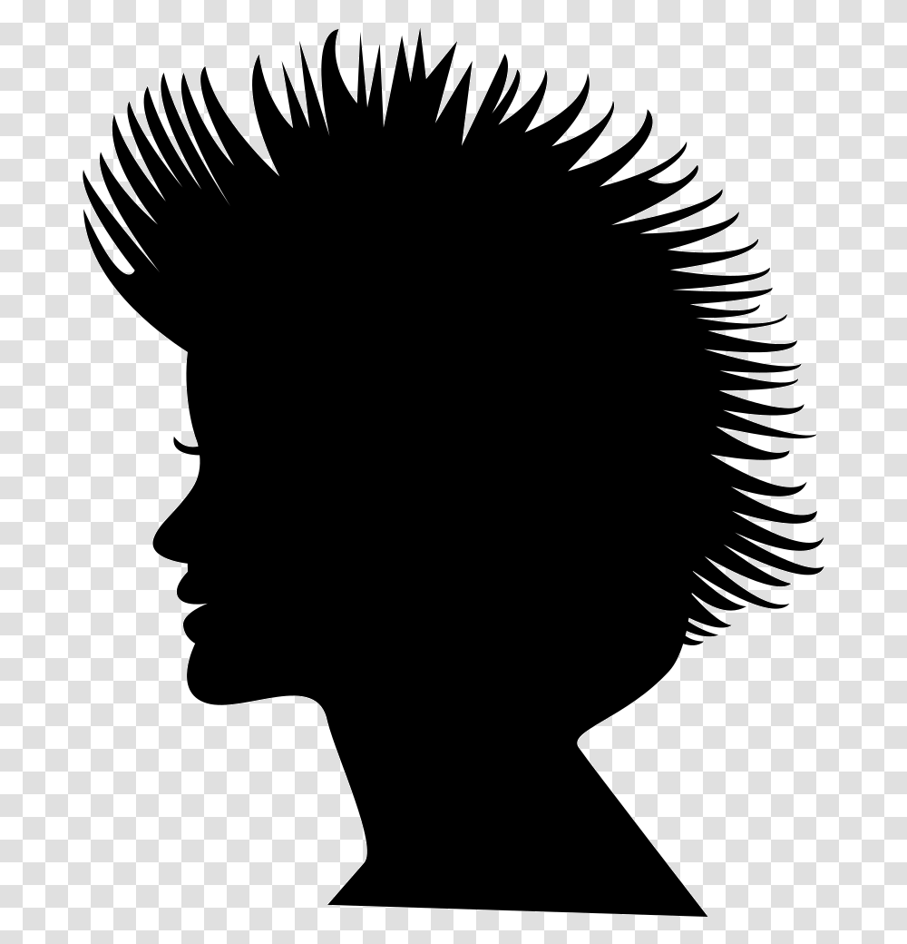 Short Hair On Female Head Silhouette Comments Person Black Woman Head Silhouettes, Human, Stencil, Black Hair Transparent Png