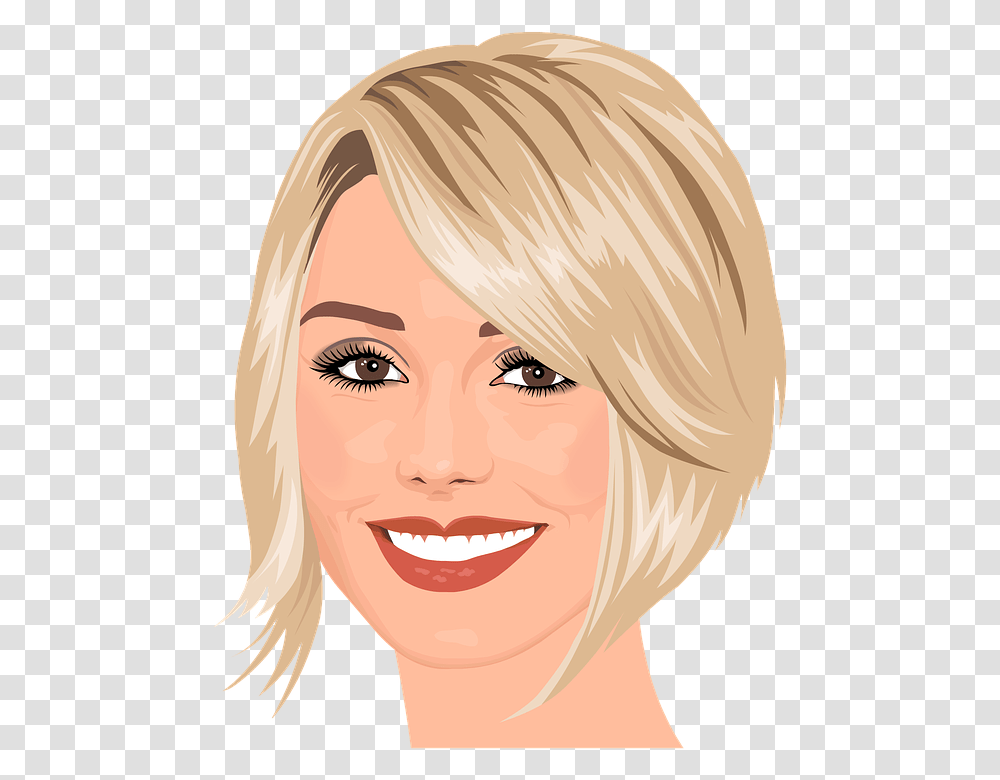 Short Hairstyles For Women Over Short Hairstyles For Over 50 Fine Hair, Face, Head, Smile, Female Transparent Png