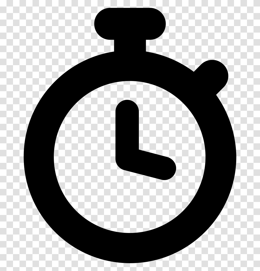 Short Time Timer Icon, Machine, Stopwatch, Stencil Transparent Png