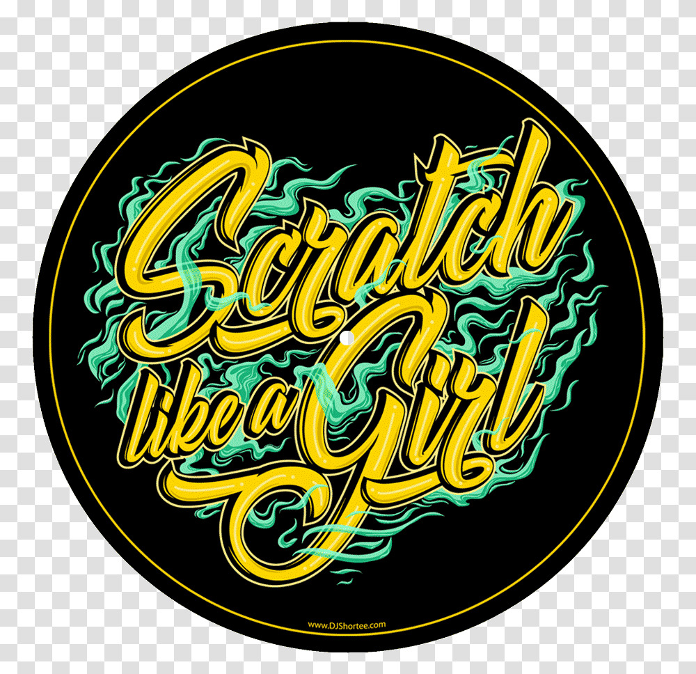 Shortee Green Smoke Slipmats Dj Scratchlikeagirl Calligraphy, Text, Handwriting, Symbol, Logo Transparent Png