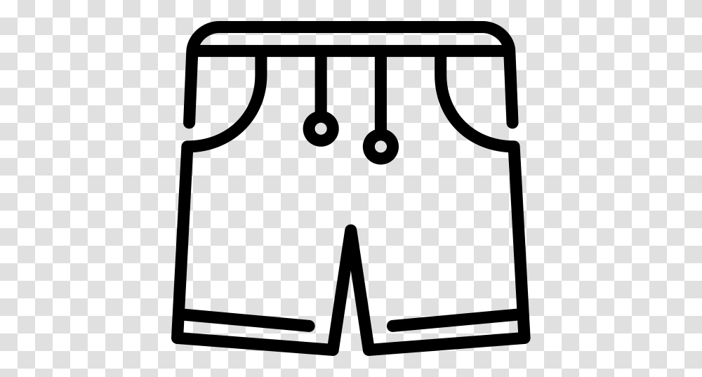 Shorts Swim Shorts Swimwear Icon With And Vector Format, Gray, World Of Warcraft Transparent Png