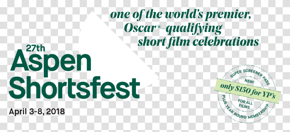 Shortsfest Aspen Film Shortsfest, Logo, Trademark, Triangle Transparent Png