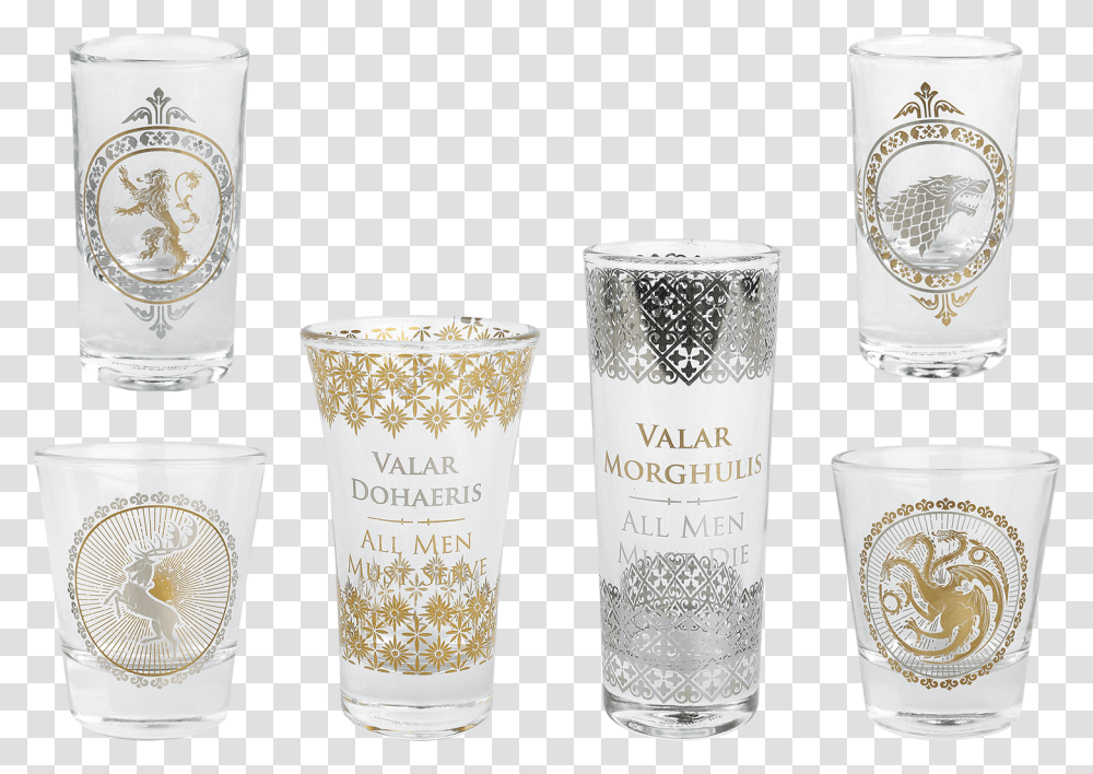 Shot Glass Set Glasses Game Of Thrones Pint Glass, Beverage, Coffee Cup, Bottle, Alcohol Transparent Png