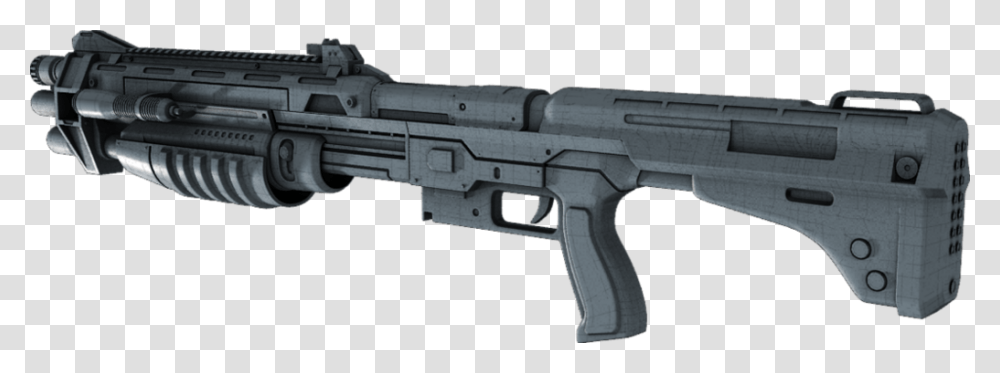 Shotgun Clipart Halo Reach Shotgun In Fortnite, Weapon, Weaponry, Rifle, Machine Gun Transparent Png