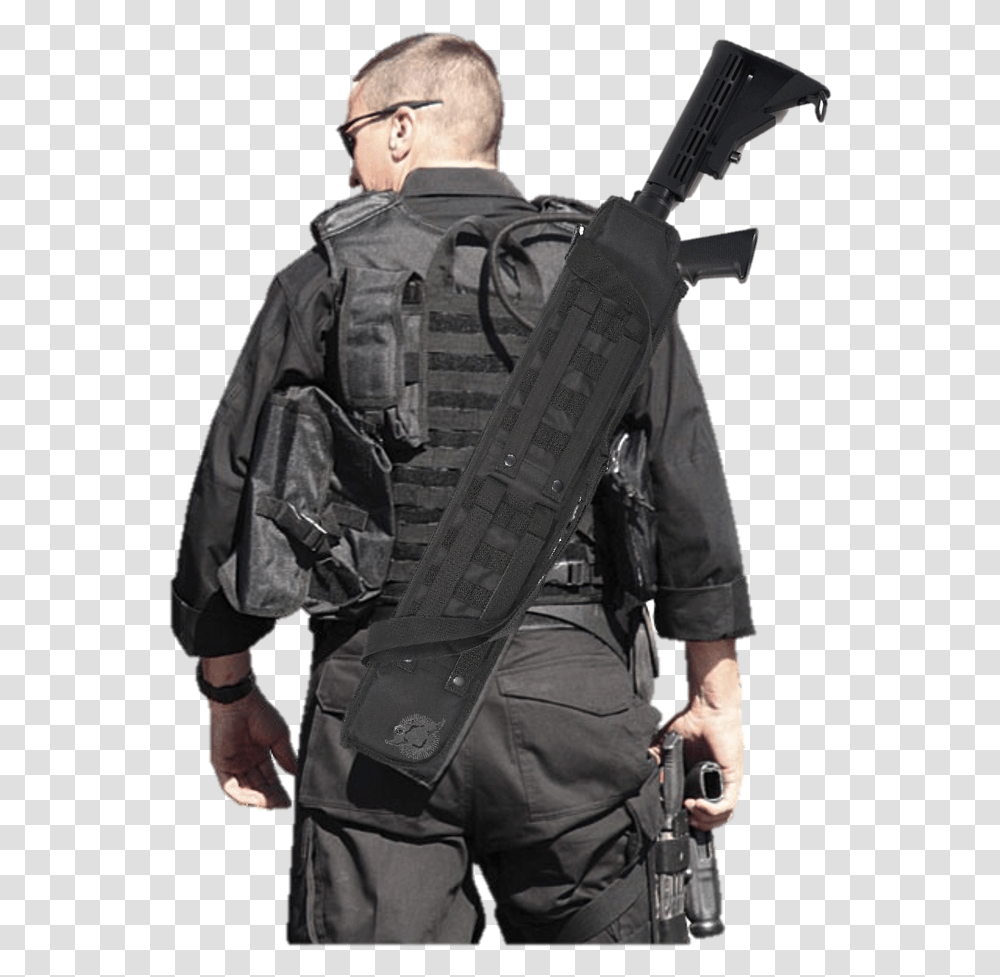Shotgun Scabbard, Person, Vest, Weapon Transparent Png