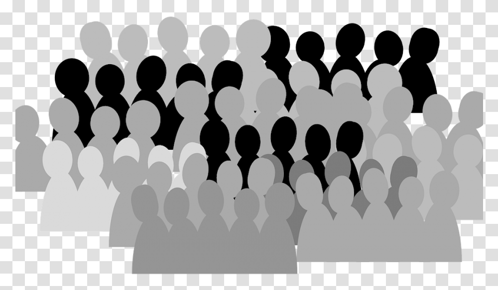 Should Master To Find Your B2b Niche Animated Crowd Of People, Rug, Silhouette, Jury, Text Transparent Png