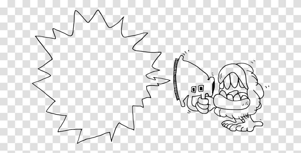 Shouter Line Art, Gray, World Of Warcraft Transparent Png
