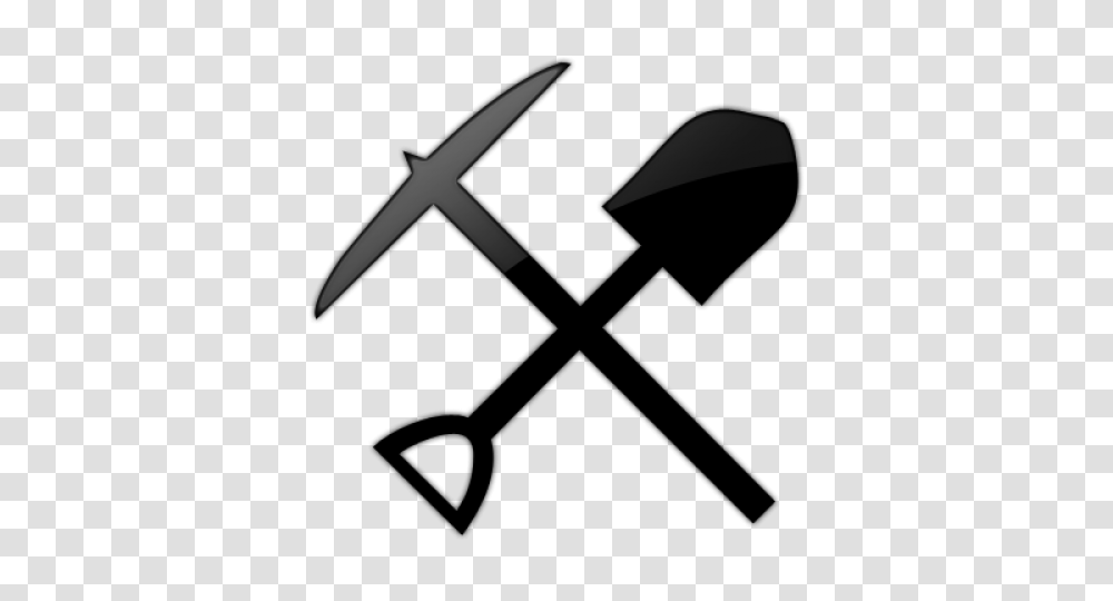 Shovel Clipart Pick And Shovel, Weapon, Weaponry, Emblem Transparent Png