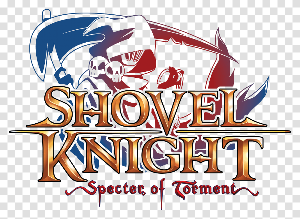 Shovel Knight Logo Picture Shovel Knight Specter Of Torment Logo, Word, Alphabet, Text, Symbol Transparent Png
