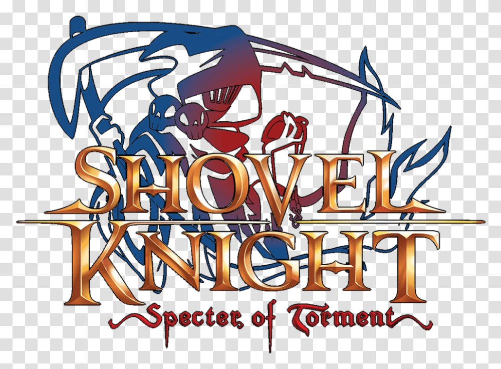 Shovel Knight Specter Of Torment Details Launchbox Games Shovel Knight Specter Of Torment Logo, Alphabet, Text, Word, Outdoors Transparent Png