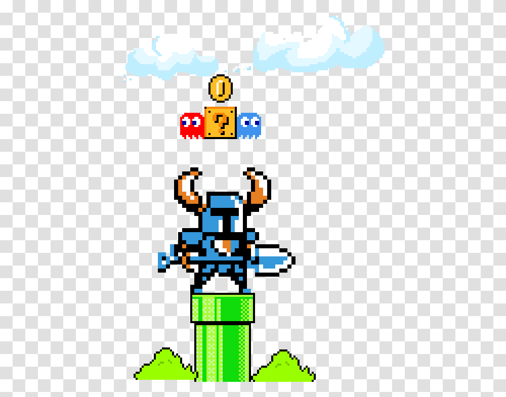 Shovel Knight Sprites Gif, Super Mario, Pac Man Transparent Png