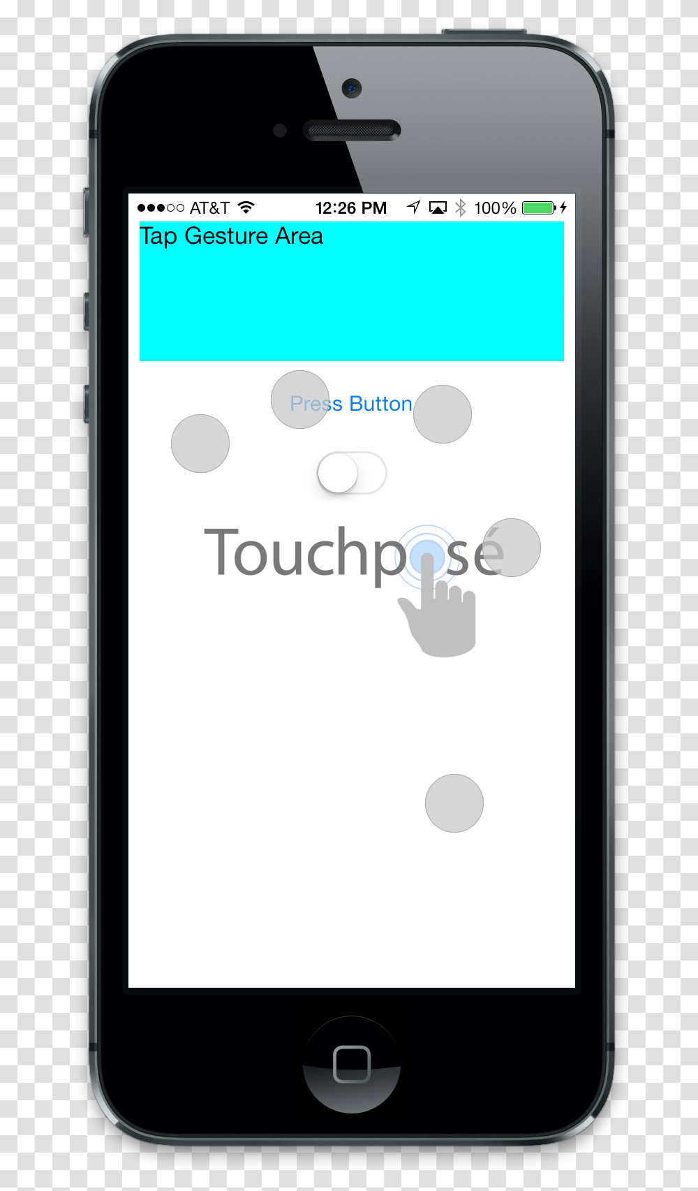 Show Finger Touches With Reflector Or Iphone Demos Screen, Mobile Phone, Electronics, Cell Phone Transparent Png