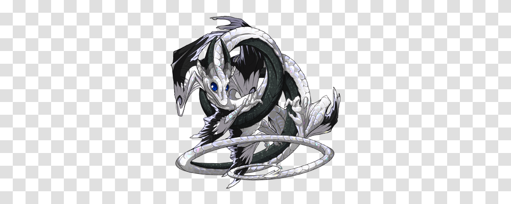 Show Me Black And White Dragons Dragon Share Flight Rising Portable Network Graphics, Helmet, Clothing, Apparel Transparent Png