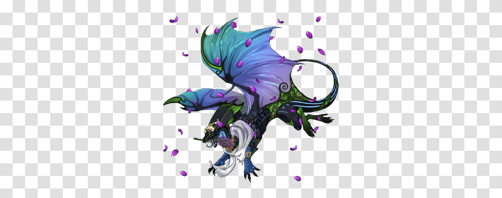 Show Me Your Flower Crown Babies Dragon Share Flight Rising Scarlet Witch As A Dragon, Purple Transparent Png