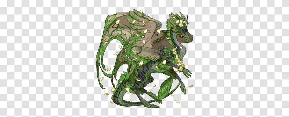 Show Me Your Flower Crown Babies Dragon Share Flight Rising Venus Fly Trap Dragon Transparent Png