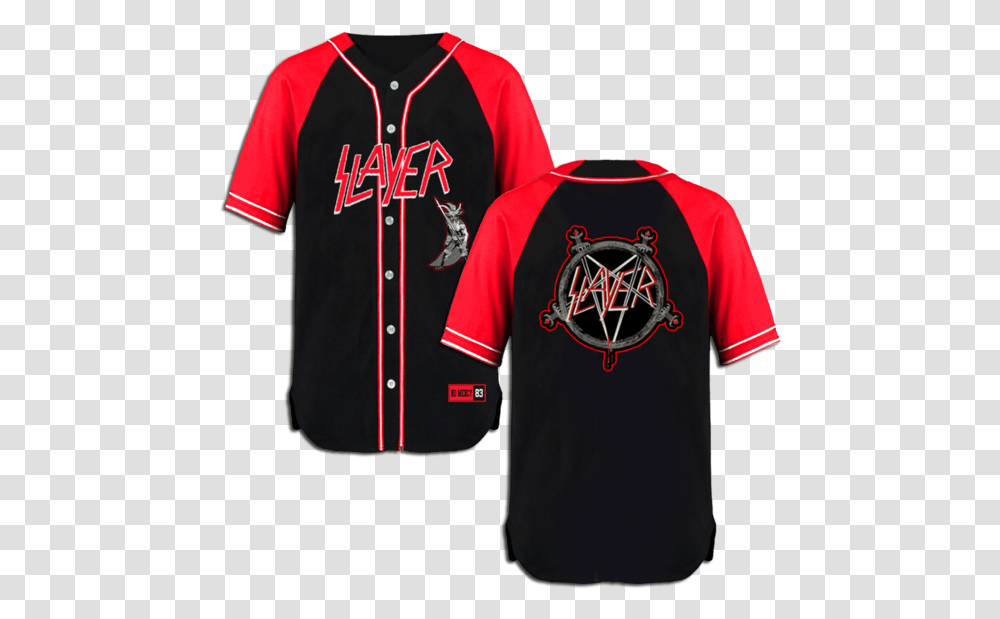 Show No Mercy Baseball Jersey Slayer Jersey, Apparel, Shirt, Sleeve Transparent Png