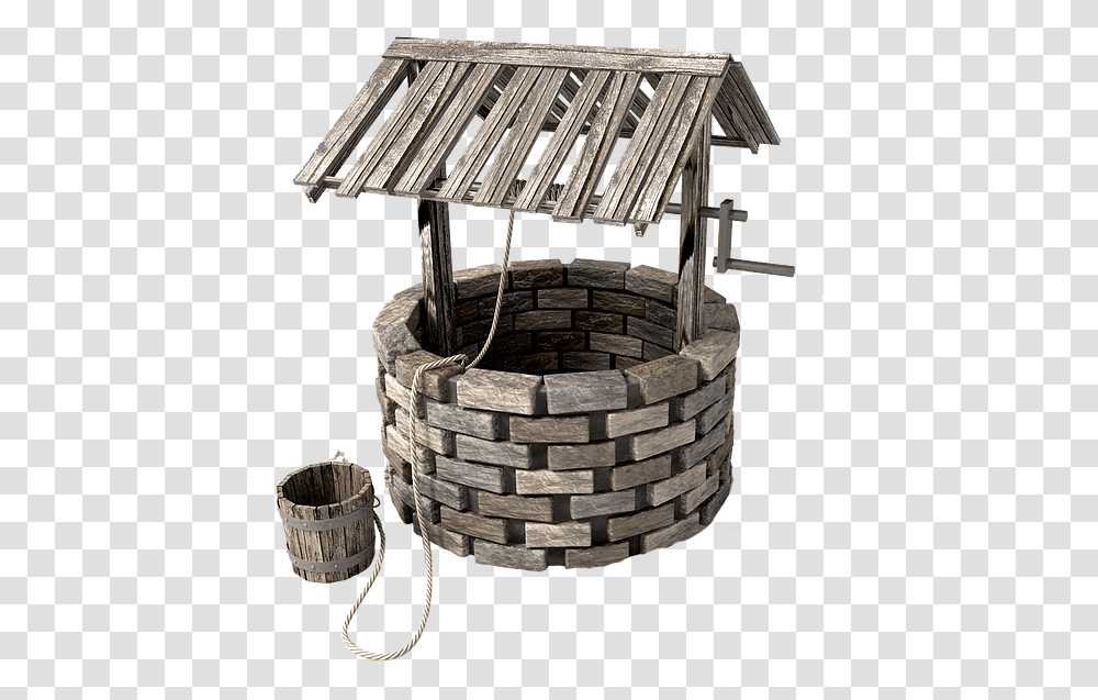 Show The Well Water, Basket, Woven Transparent Png