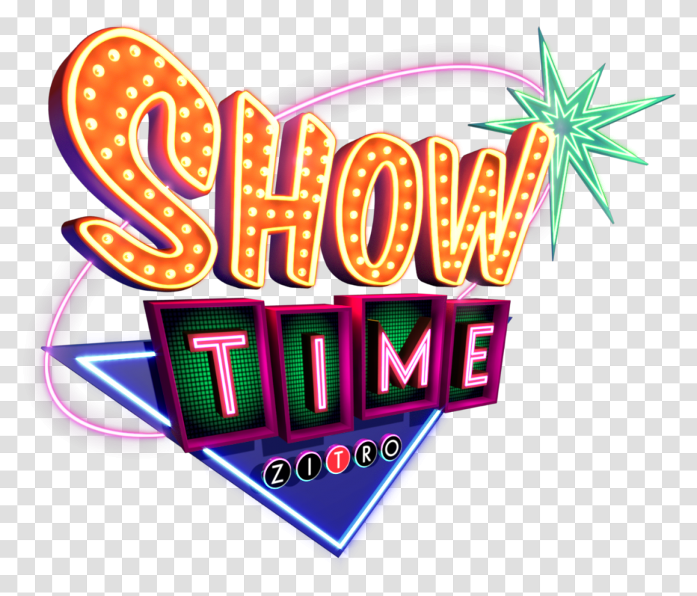 Show Time Zitro, Neon, Light, Lighting, Dynamite Transparent Png