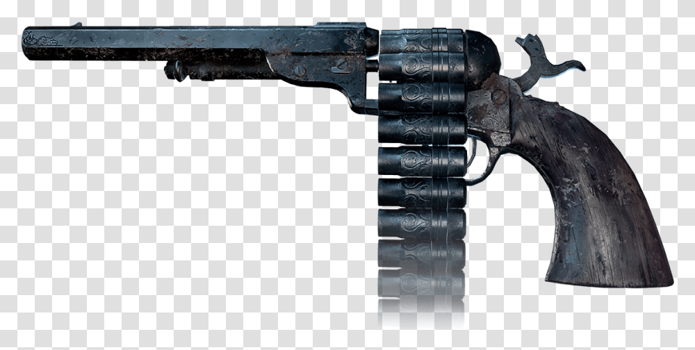 Showdown Wiki Hunt Showdown Chain Pistol, Gun, Weapon, Weaponry, Handgun Transparent Png