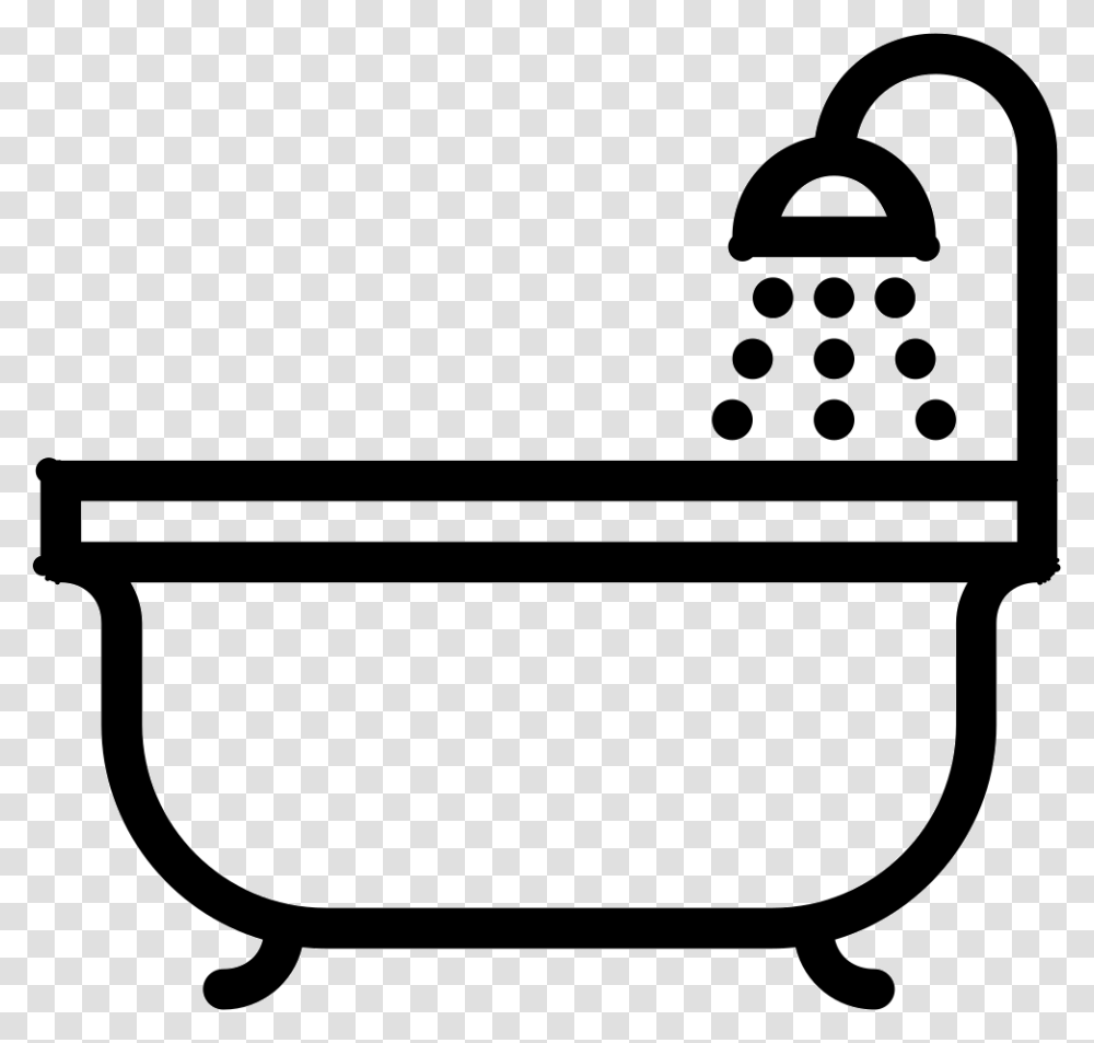 Shower And Tub Tub Icon, Bow, Game, Stencil, Bathtub Transparent Png