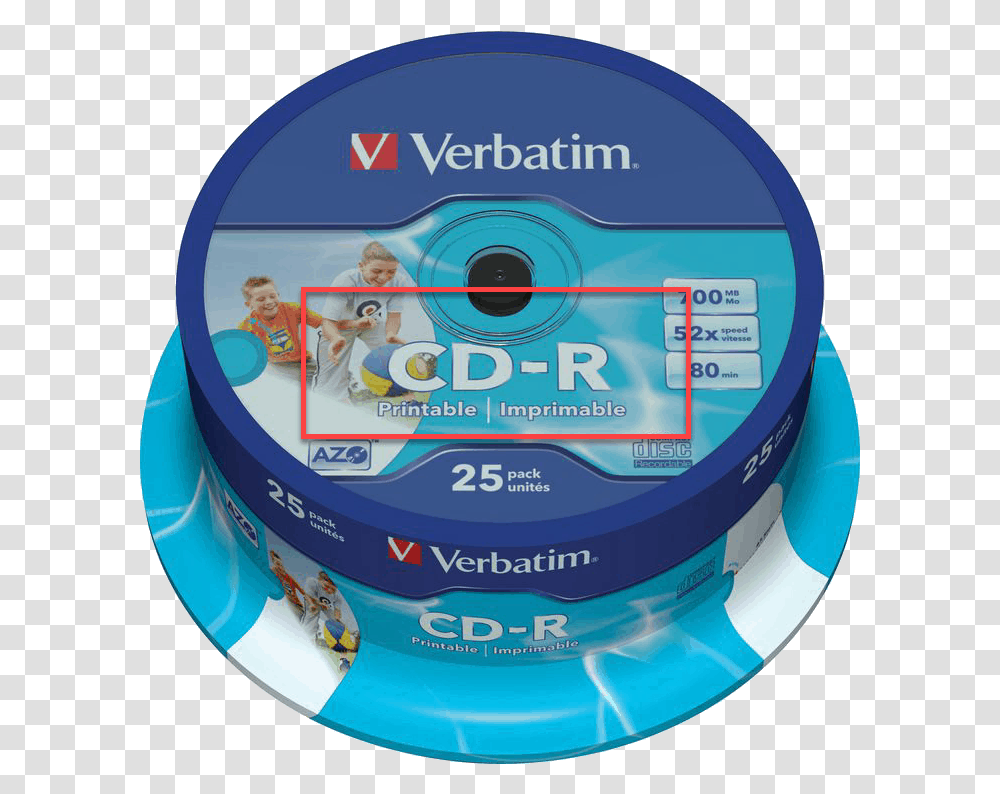 Shows A Pack Os Cd R Blank Cd S With The R Highlighted Verbatim Dvd R Dl, Disk, Person, Human, Helmet Transparent Png