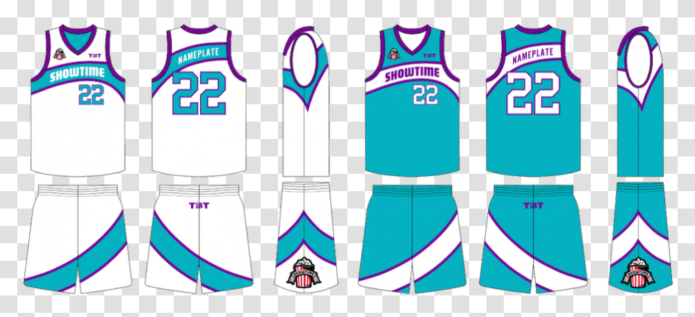 Showtime Uniforms Unveiled The Basketball Tournament Blazers Basketball Jersey, Clothing, Apparel, Shirt, Label Transparent Png