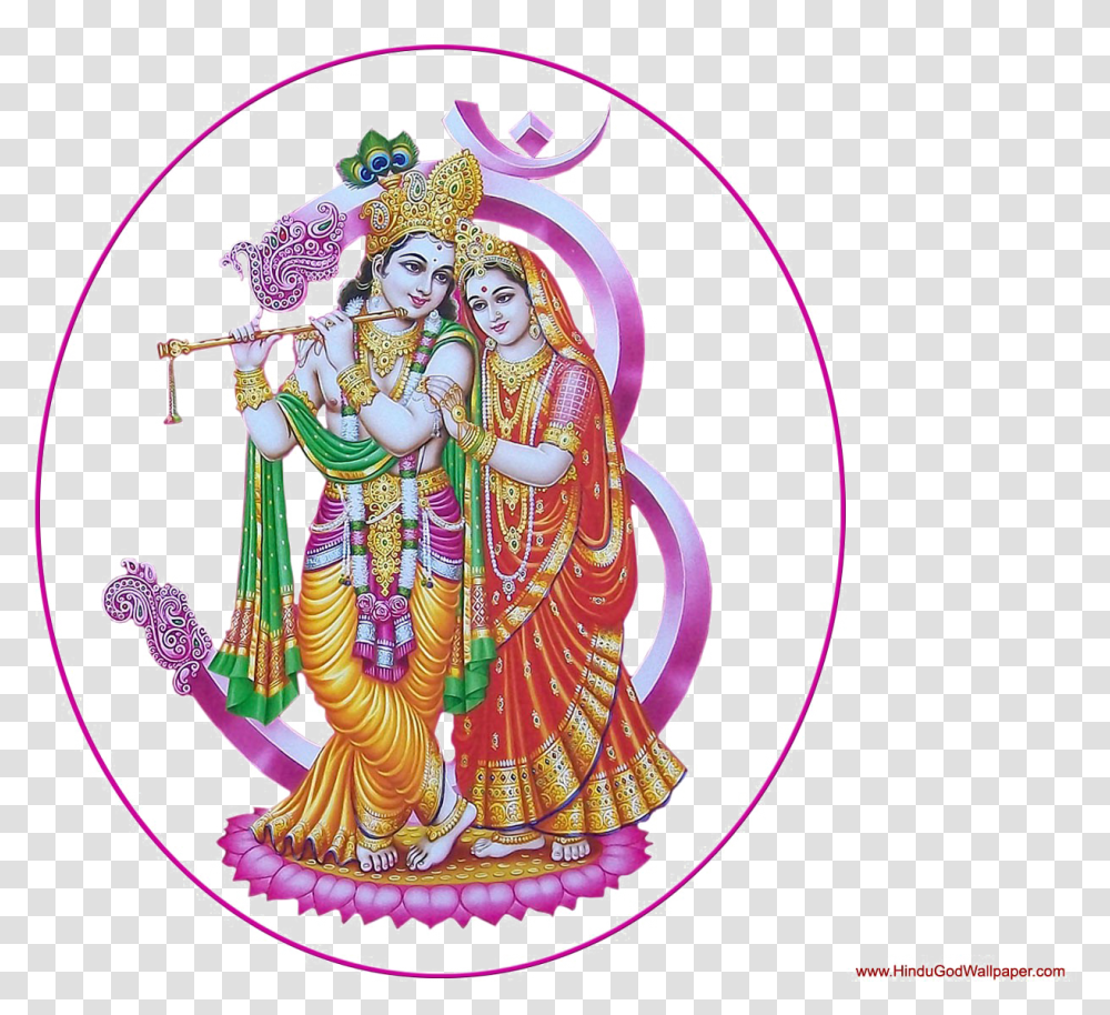 Shree Krishna And Radha, Floral Design, Pattern Transparent Png