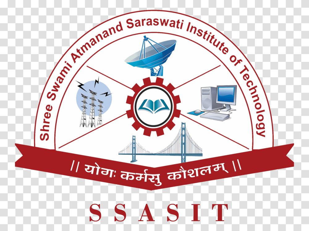 Shree Swami Atmanand Saraswati Institute Of Technology Ssasit Logo, Poster, Advertisement, Metropolis, City Transparent Png