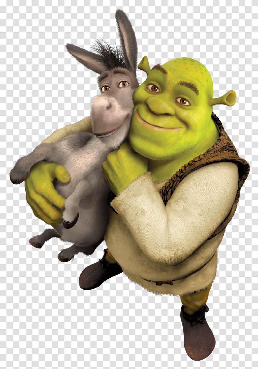 Shrek Clipart For You Shrek And Donkey, Figurine, Hand, Mammal, Animal Transparent Png
