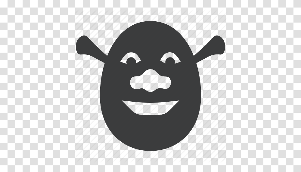 Shrek Clipart Head, Stencil, Pillow Transparent Png