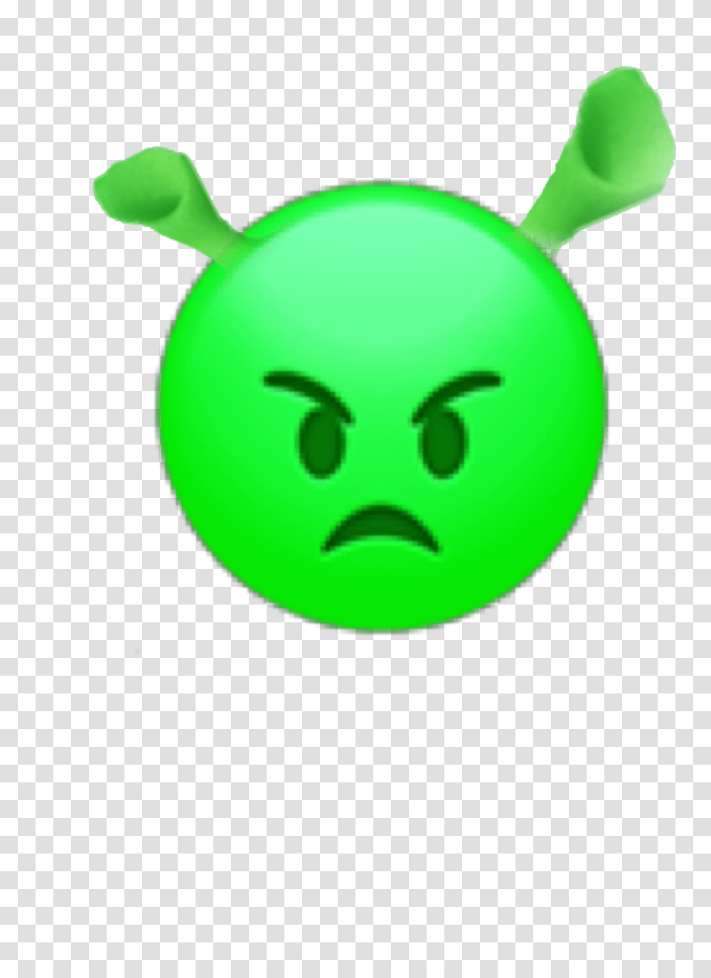 Shrek Ehe Green Emoji Shrekears Ears Cartoon, Angry Birds, Animal Transparent Png