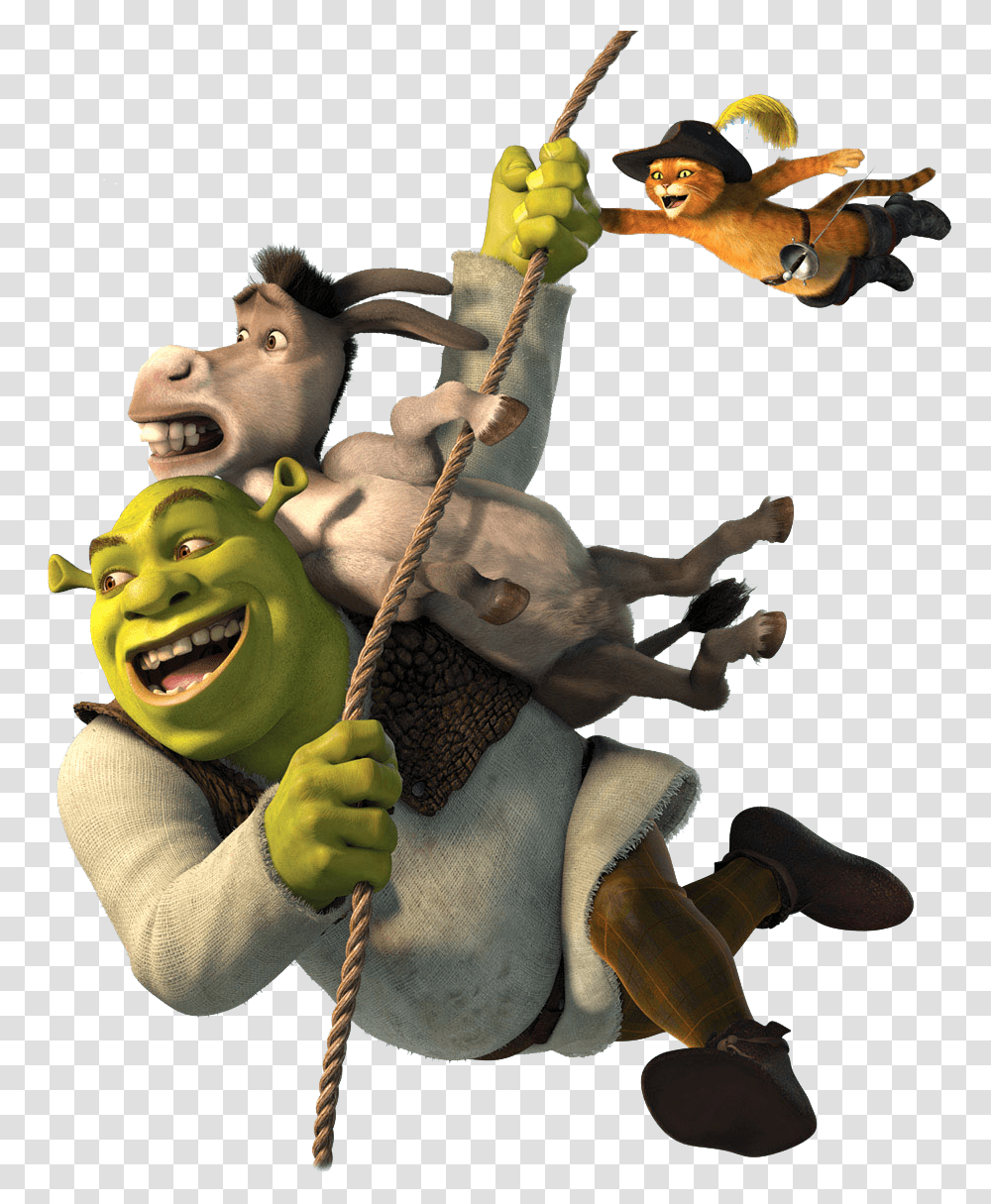 Shrek Fiona Shrek No Background, Person, Mammal, Animal, Finger Transparent Png