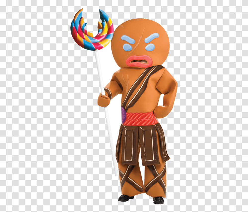 Shrek Gingerbread Man Gingerbread Man Warrior Costume, Person, Human, Figurine, Doll Transparent Png