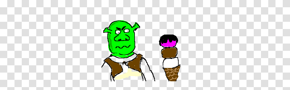 Shrek Hates Ice Cream Drawing, Face Transparent Png