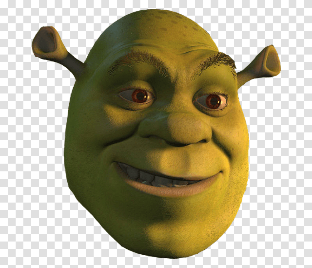 Shrek Head Image Shrek, Mask, Alien Transparent Png