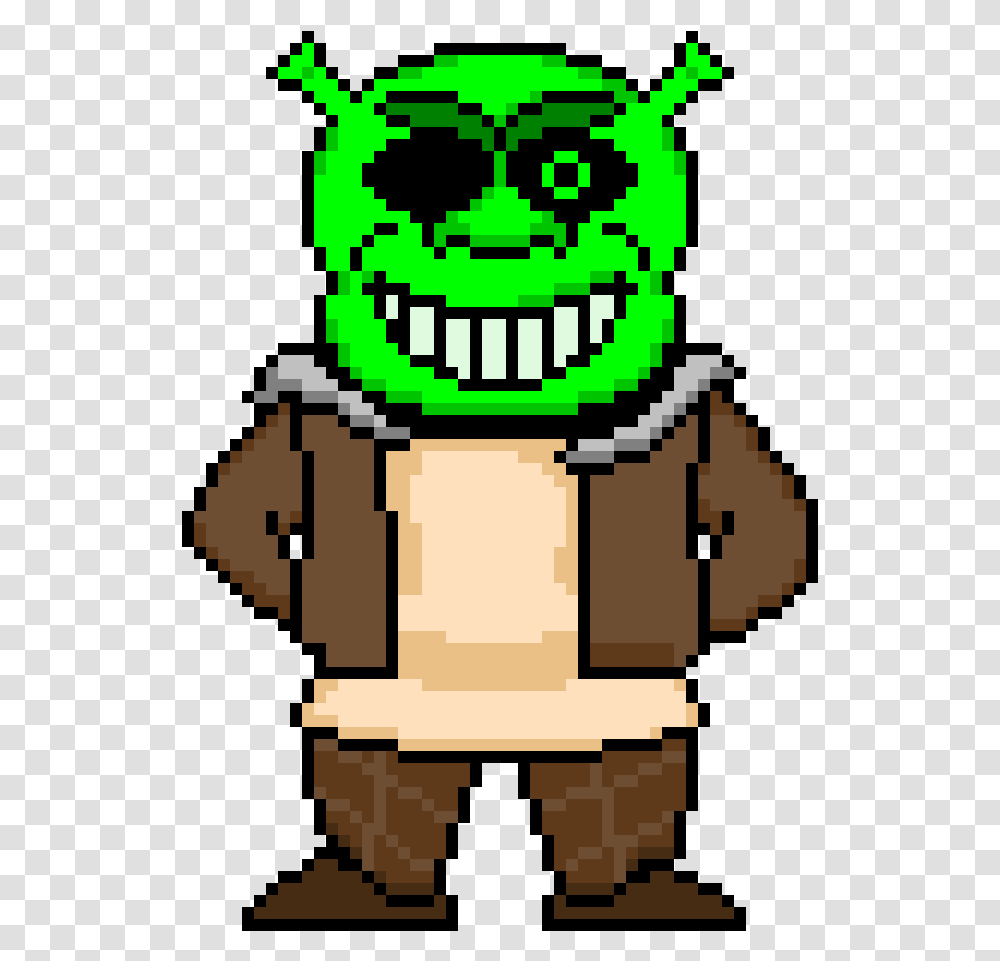 Shrek Head Pixel Art Shrek Sans Pixel Art, Robot, Nutcracker, Minecraft Transparent Png