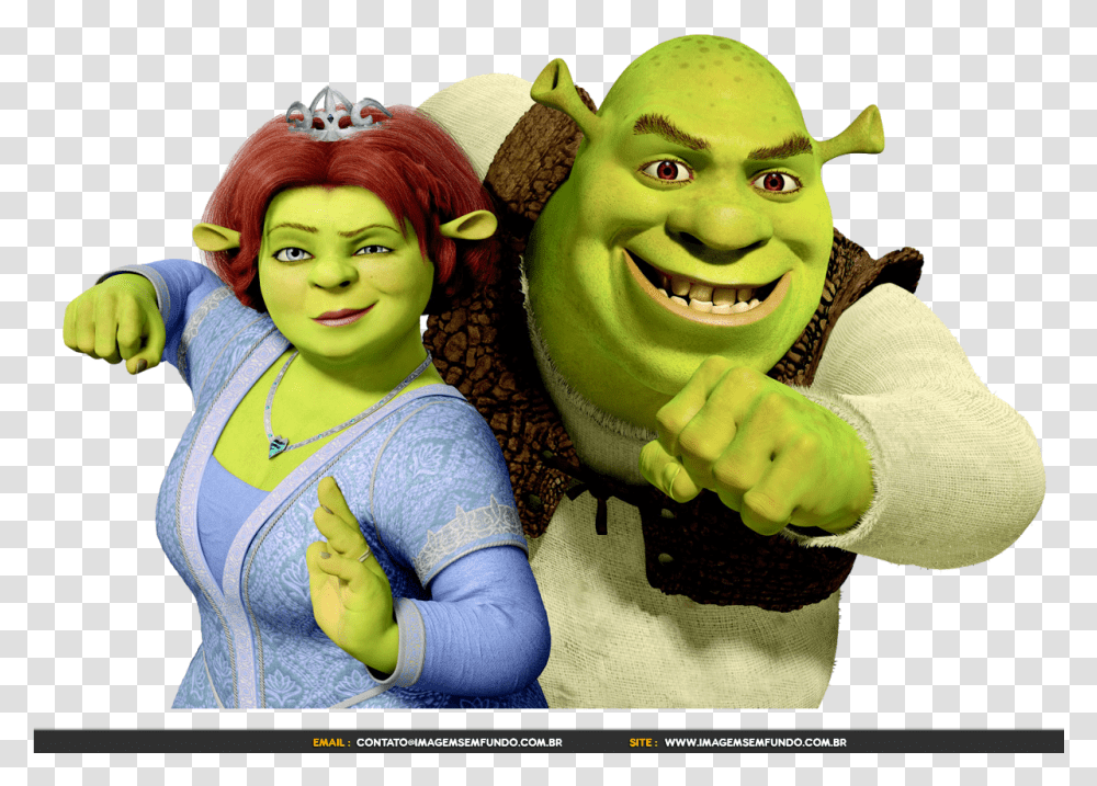 Shrek Image Shrek And Fiona Hd, Person, Human, Toy, Banana Transparent Png