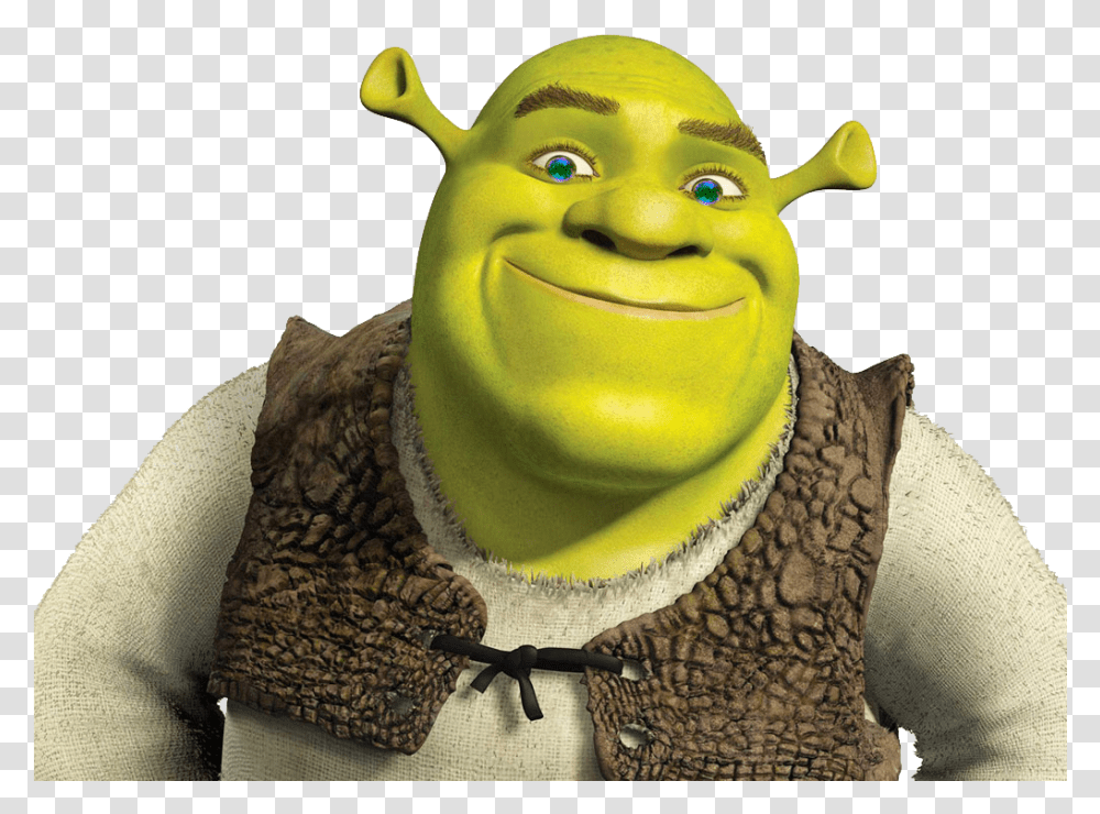 Shrek Images Free Download Shrek Face, Toy, Figurine, Animal, Scarf Transparent Png