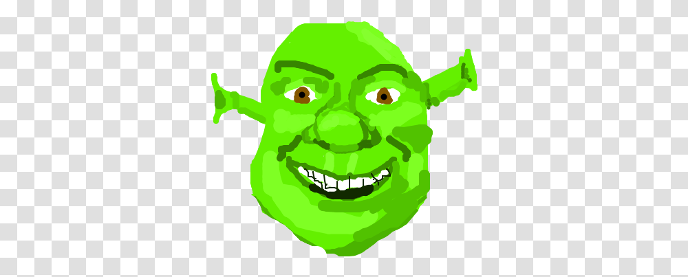 Shrek Is Love Layer Fictional Character, Green, Plant, Face, Teeth Transparent Png