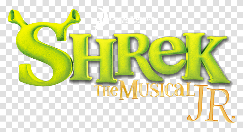 Shrek Jr Logo Temp Shrek The Musical Jr Logo, Word, Alphabet, Outdoors Transparent Png