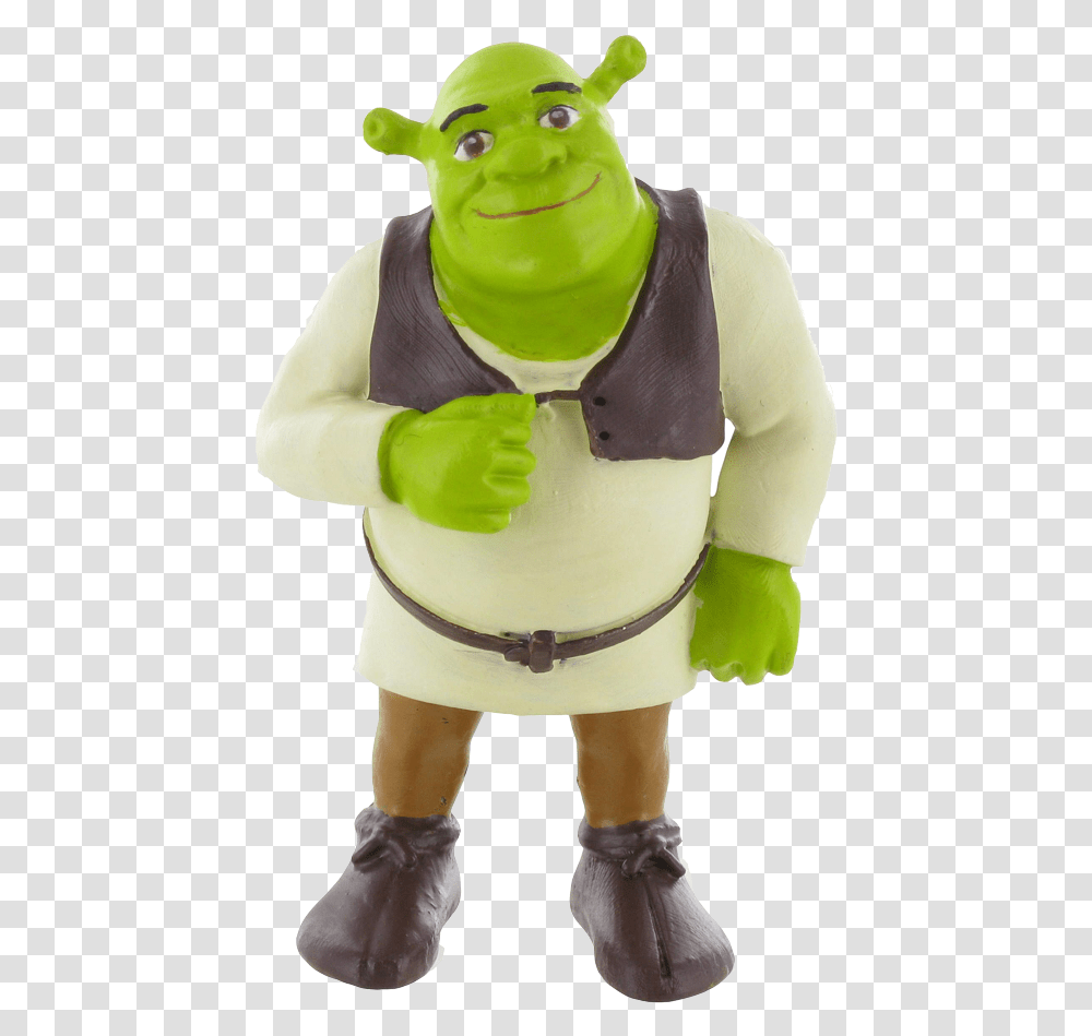 Shrek Mini Figure Shrek 9 Cm Download Clipart Shrek Figures, Figurine, Apparel, Person Transparent Png