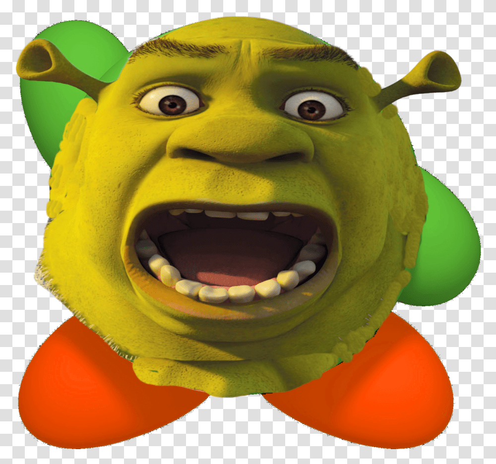 Shrek Sentry Kirby Battles Comic Vine Shrek Good Luck Meme, Toy, Inflatable, Mouth, Lip Transparent Png