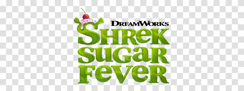 Shrek Sugar Fever Shrek Sugar Fever Logo, Text, Alphabet, Word, Vegetation Transparent Png