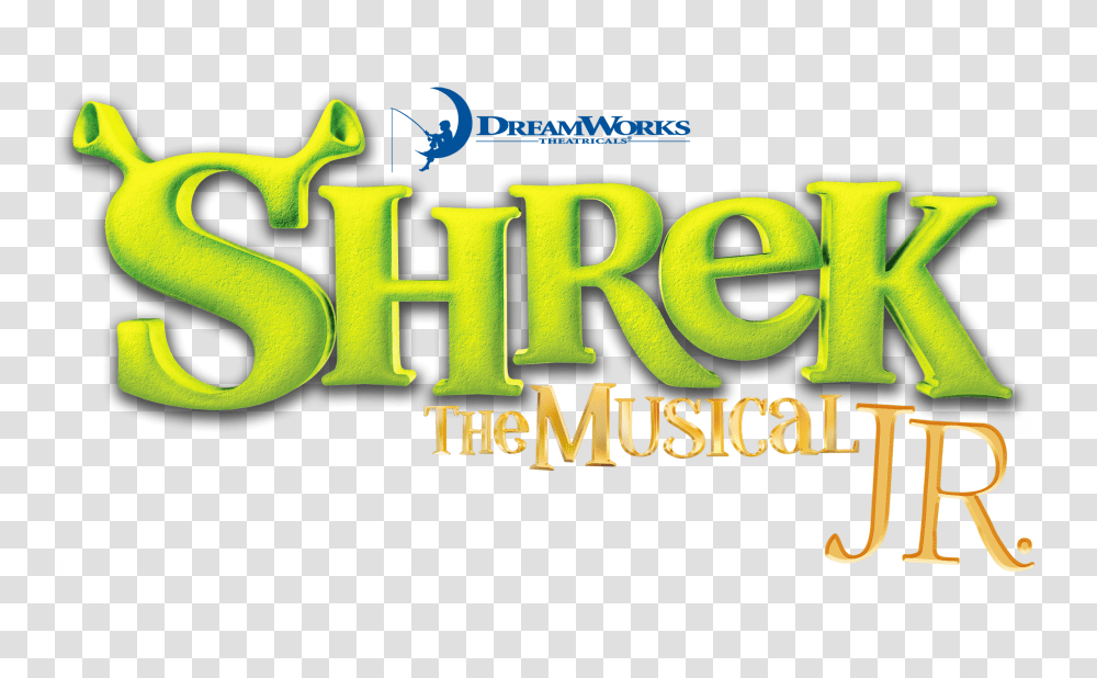 Shrek The Musical Jr Shrek The Musical Title, Word, Text, Alphabet, Symbol Transparent Png